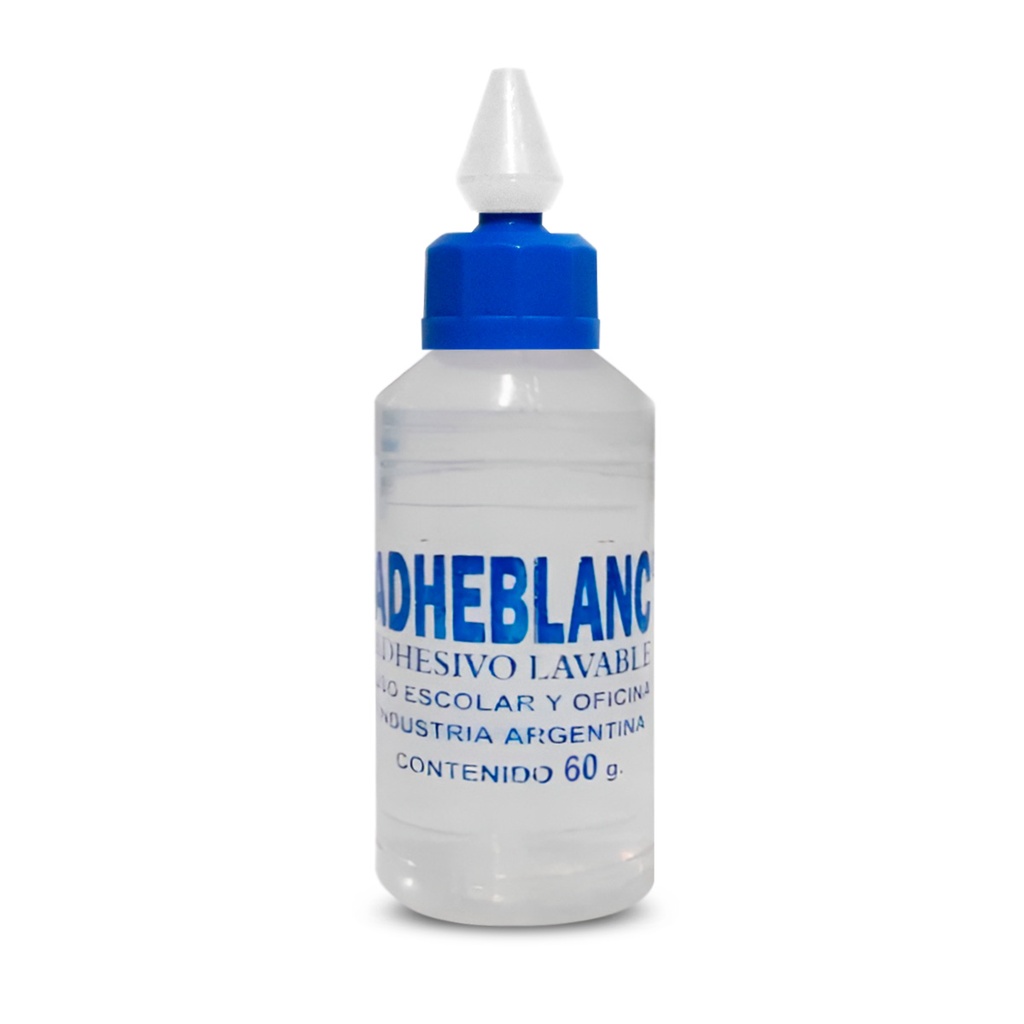 Adhesivo Sintético transparente Adheblanc, 60g.