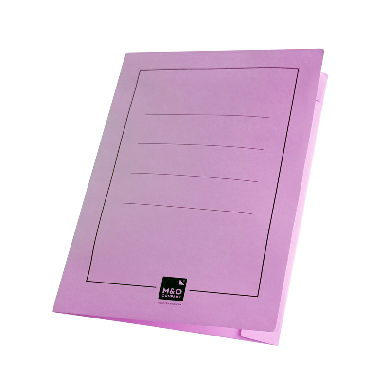 Carpeta 3 solapas Oficio cartulina rosa