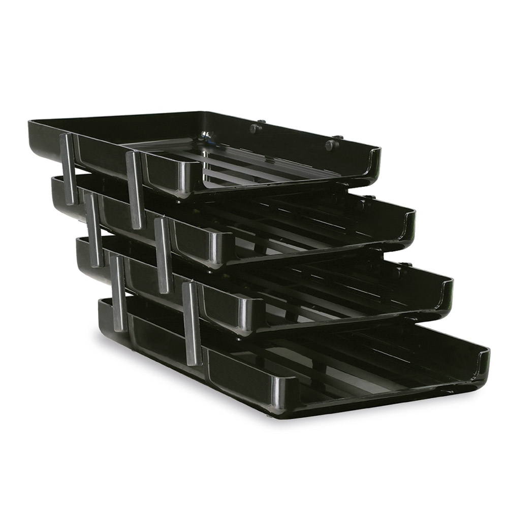 Bandeja de 4 pisos con bisagra Pizzini 440B, plástica