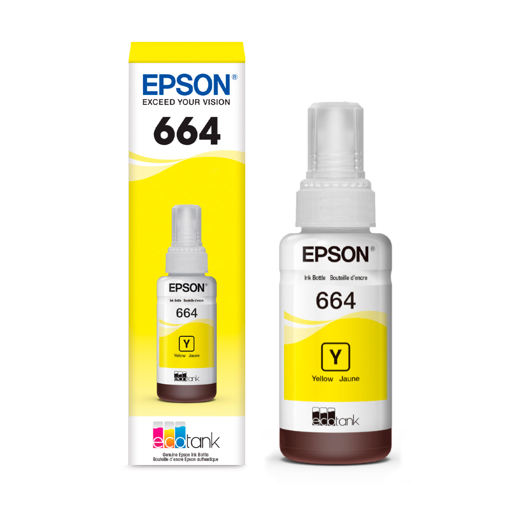 Botella de Tinta Original Epson T664420-AL Amarillo