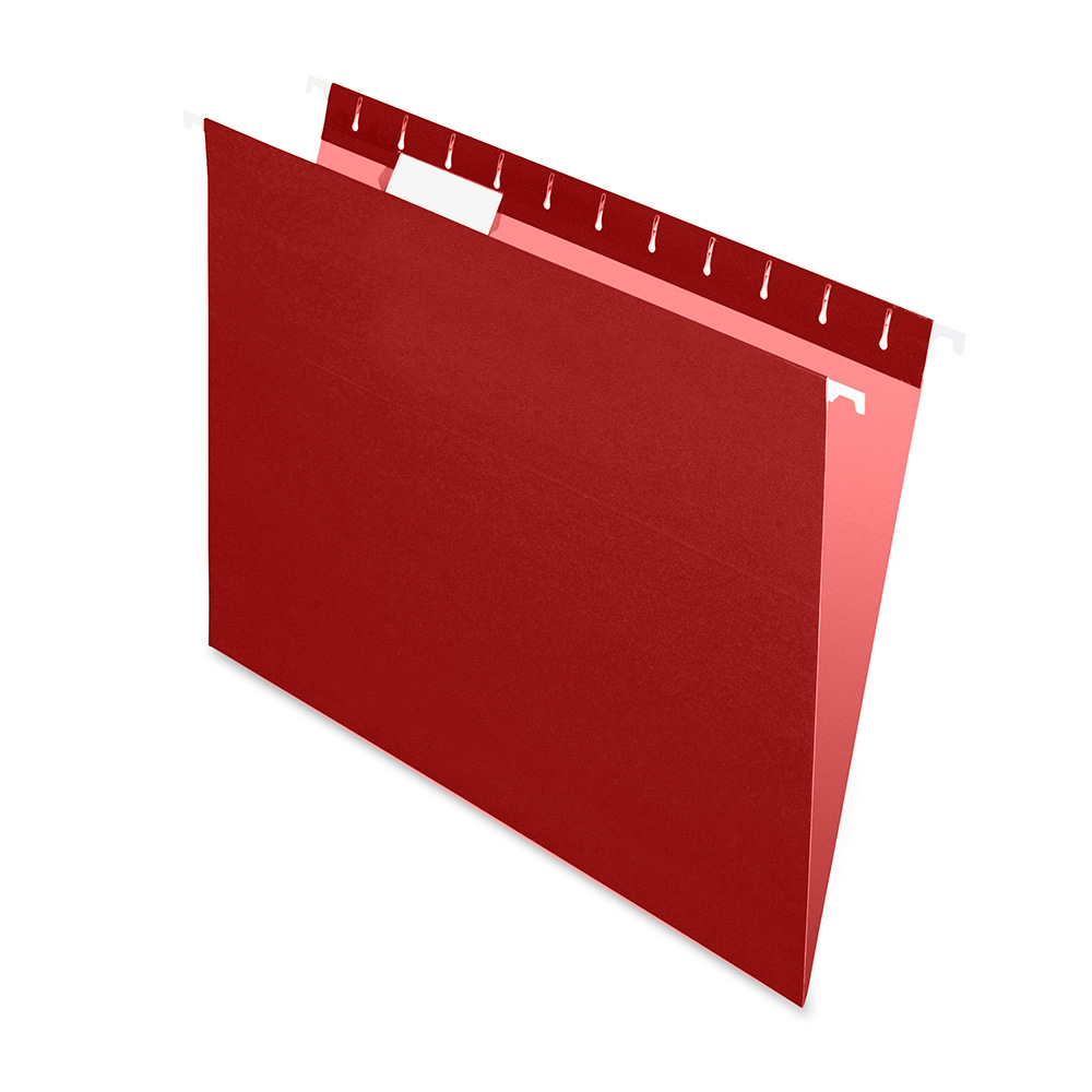 Carpeta Colgante Nepaco bordó, caja de 25 unidades