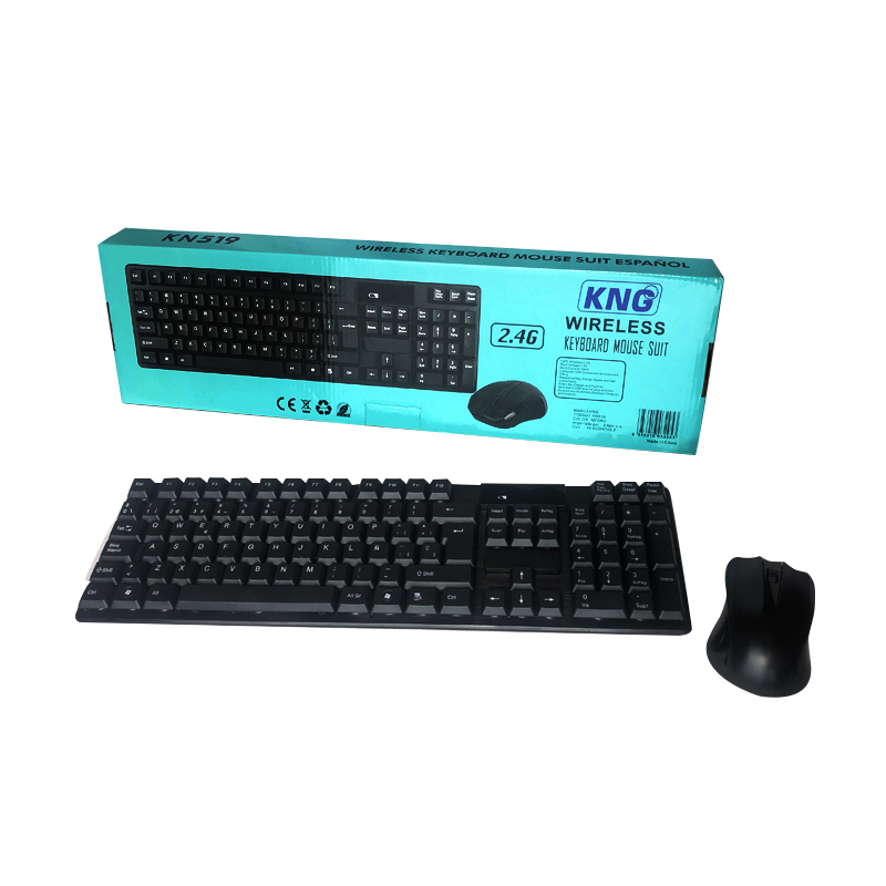 Teclado + Mouse Inalámbrico KNG KN 519