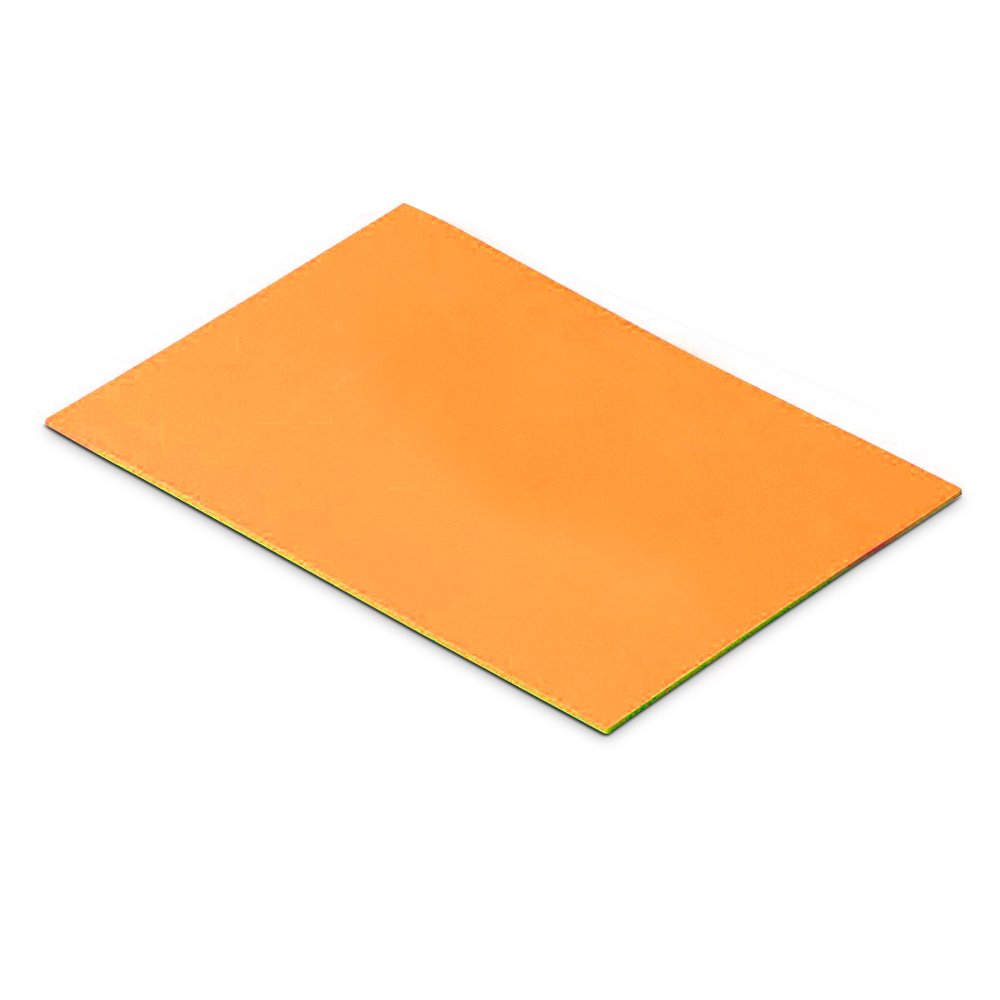 Goma Eva naranja, pack de 10 unidades