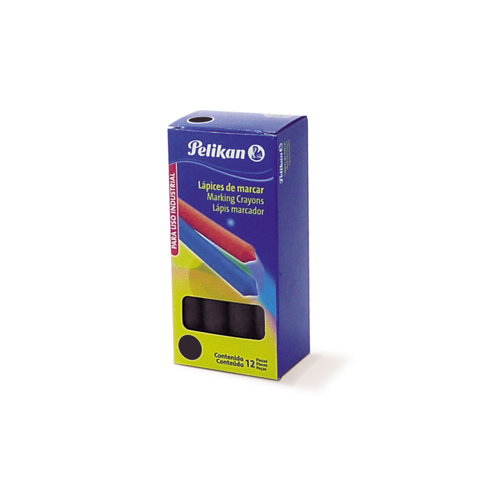 Lápiz de marcar Pelikan Tizón 762 azul, caja 12 unidades