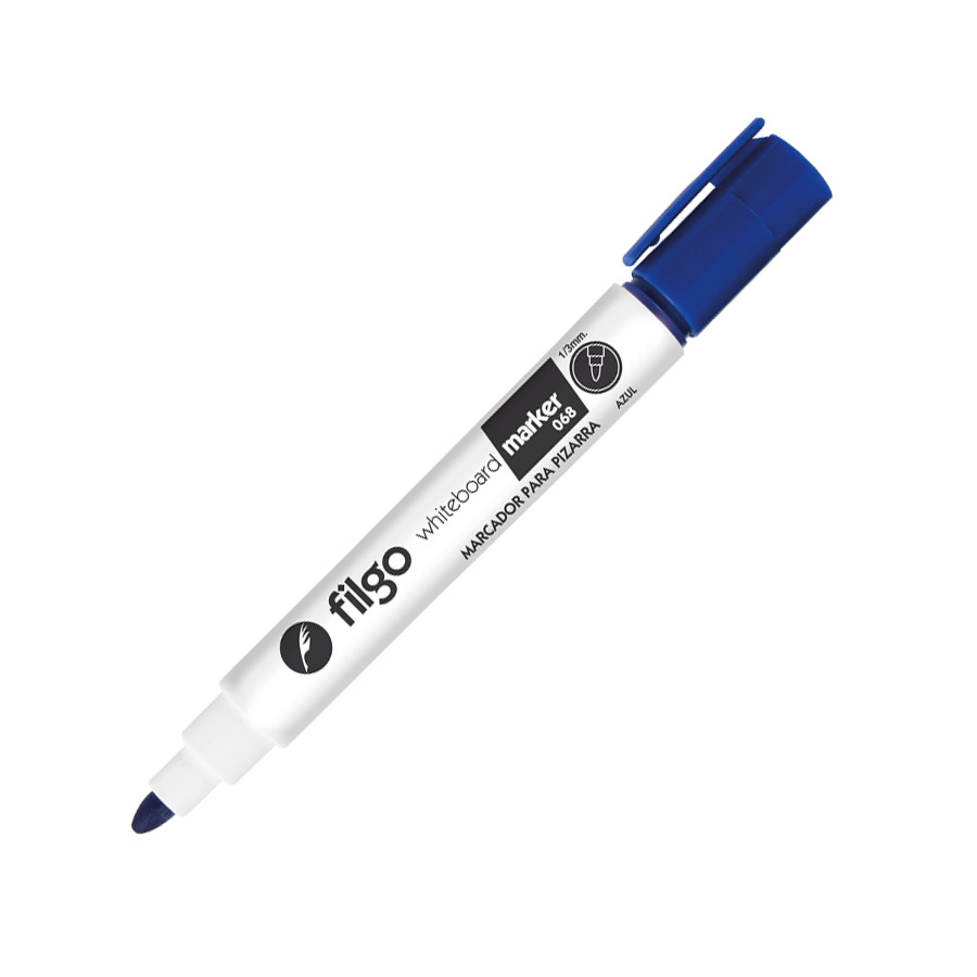 Marcador para pizarra Filgo 068 azul