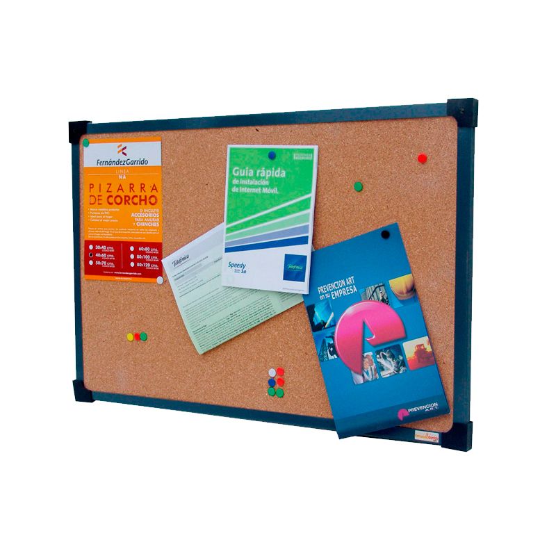 Pizarra de Corcho 90 x 120cm.