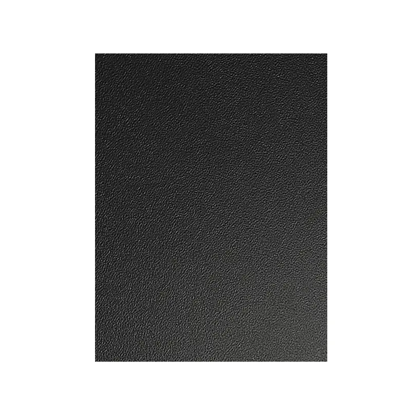 Tapa para encuadernar de Polipropileno A4 Couro-Leather Gofrado negra opaco, pack de 50 unidades