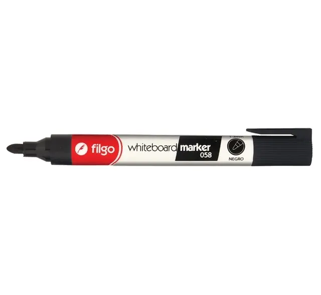 Marcador para pizarra Filgo 058 Negro