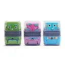 Sacapunta con depósito de dos orificios + Goma Pizzini Robot