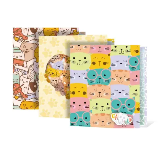 [CARPREXN3CAT] Carpeta N°3 dos tapas Rexon Cat World