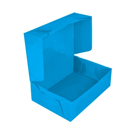 [CAJACELLEG12] Caja Archivo plástica 12, celeste Legajo, 39 x 28,5 x 12cm. 400g.
