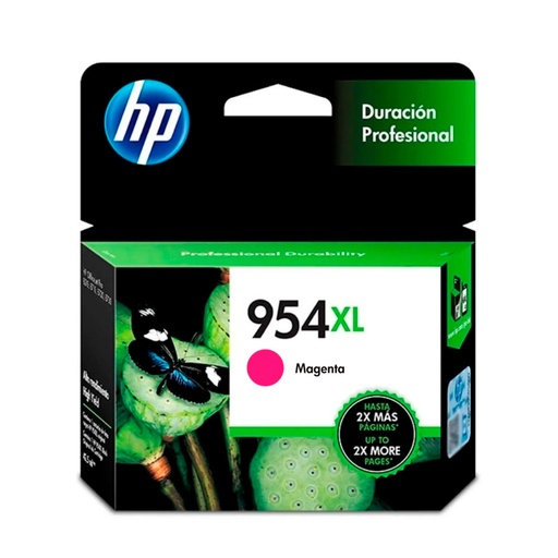 [HPCAR954XLMA] CARTUCHO ORIGINAL HP 954XL LS65AL, Alto Rendimiento Magenta