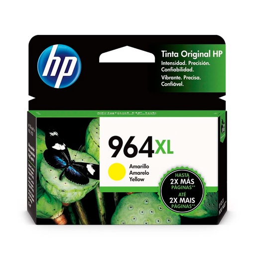 [HPCAR964XLAM] CARTUCHO ORIGINAL HP 964XL 3JA56AL, Alto Rendimiento Amarillo