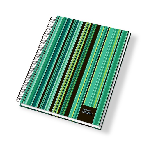 [CLASSIC1621C] Cuaderno Classic espiralado tapa rígida, 16x21cm. 120 hojas cuadriculadas