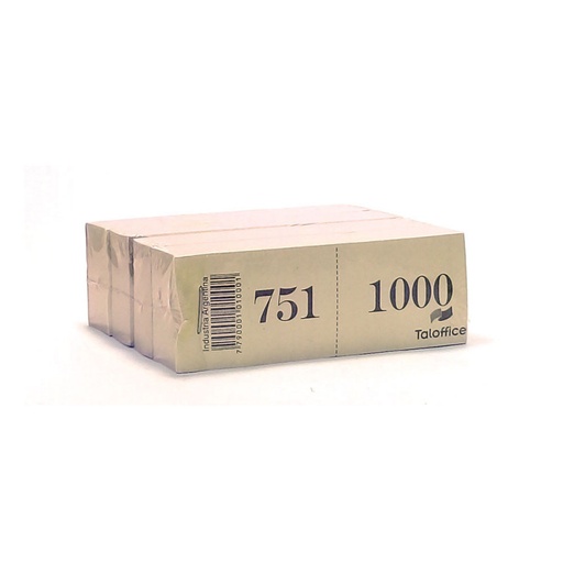 [GUARDAR1000] Pack de 1 talonario Guardarropa del 1 al 1000 duplicado