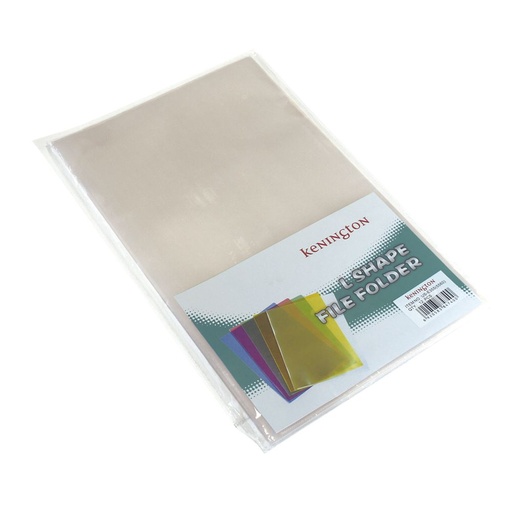 [CARPLOFX12] Carpeta en L Oficio, pack de 12 unidades