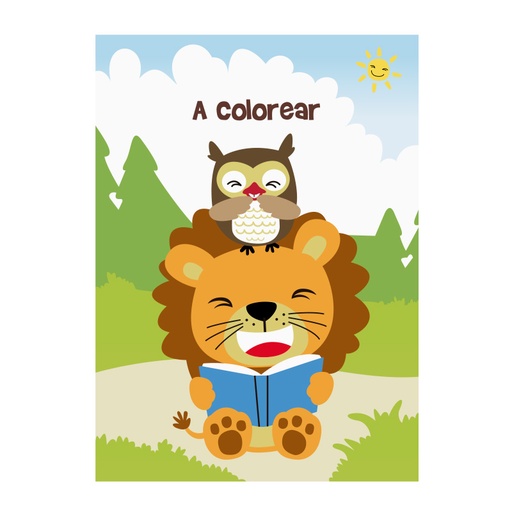 [LIBRITOCOLOR] Librito para colorear de 17 dibujos