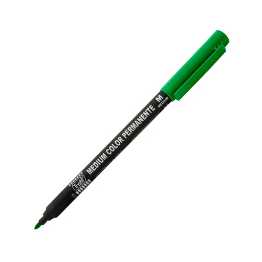 [TRABI25VDE] Marcador permanente Trabi Punta mediana verde 2,5mm