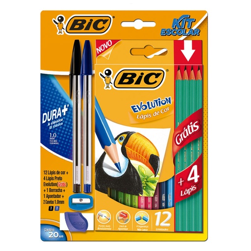 [BICKITBLIS20] Kit Bic Escolar de 20 piezas