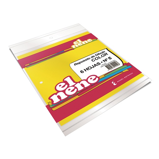 [ELNENERECON5] Repuesto de Dibujo El Nene N°5 color, 6 hojas