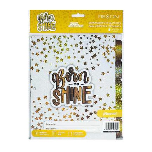 [SEPREX3BORN] Separador 5 posiciones Rexon Born to Shine N°3