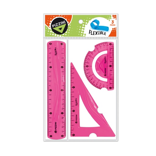 [STGEOFLEX3P] Set de Geometría de 3 piezas flexibles Keyroad