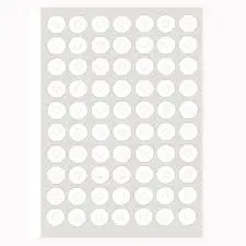 [OJALILLOUNID] Ojalillos Autoadhesivos Plancha de 7 unidades