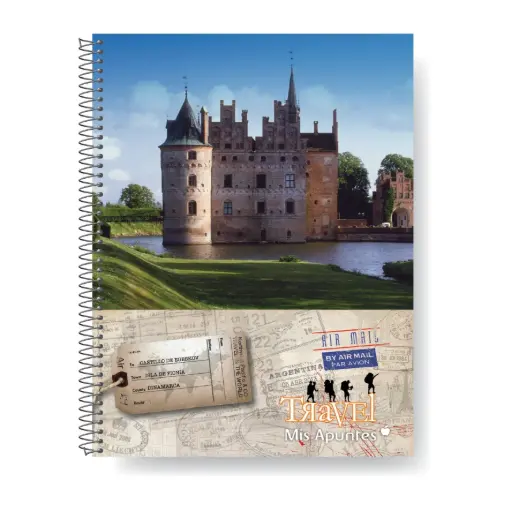 [MISAPUN297CD] Cuaderno Mis Apuntes espiralado, 22 x 29cm. 80 hojas cuadriculado